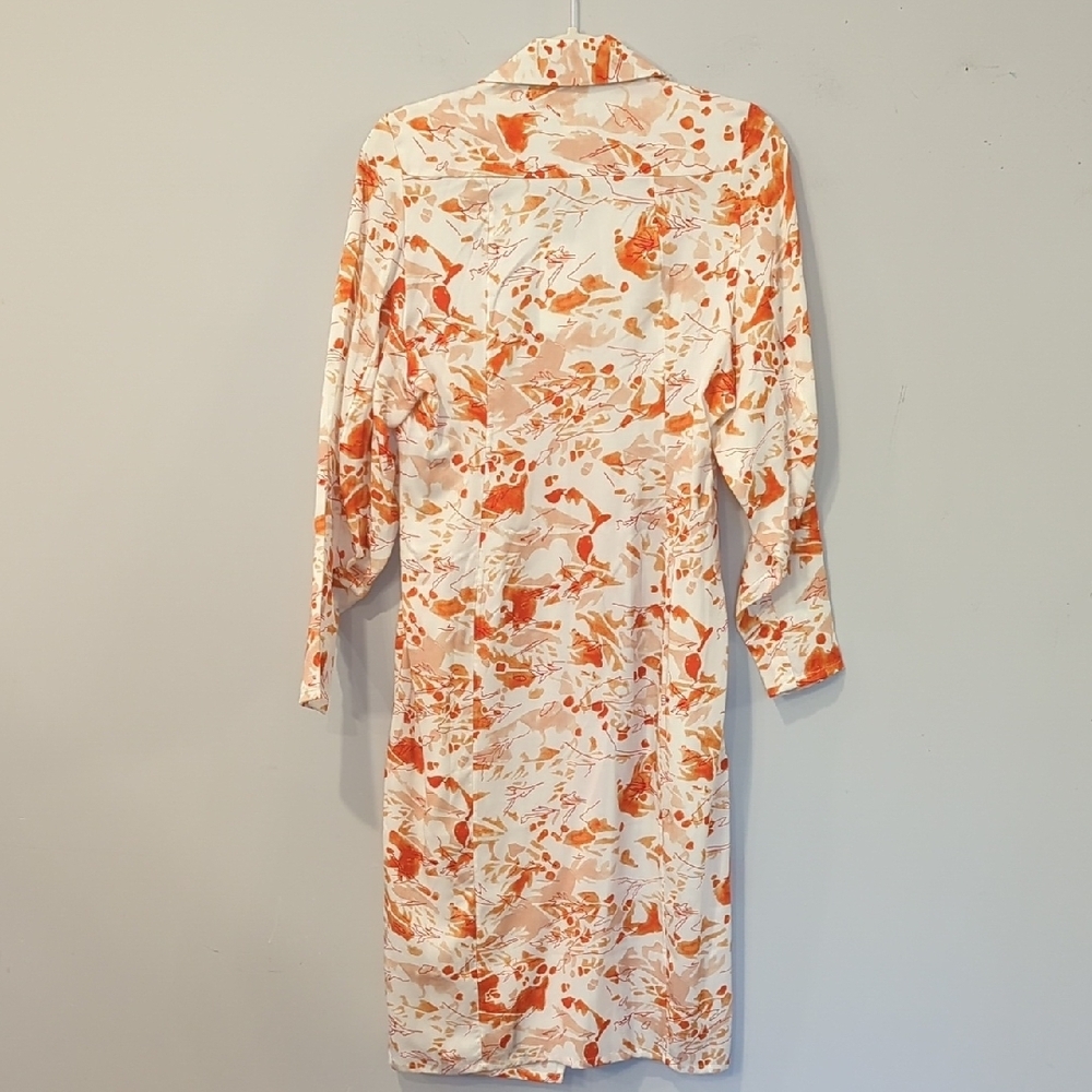 NWT‎ COS Tailored Wrap Dress Long Sleeve Midi Lycocell size 2 - Picture 10 of 16